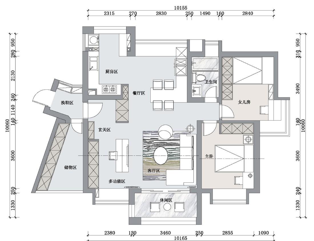 一人一宠一屋一物,打造多功能家居空间-0
