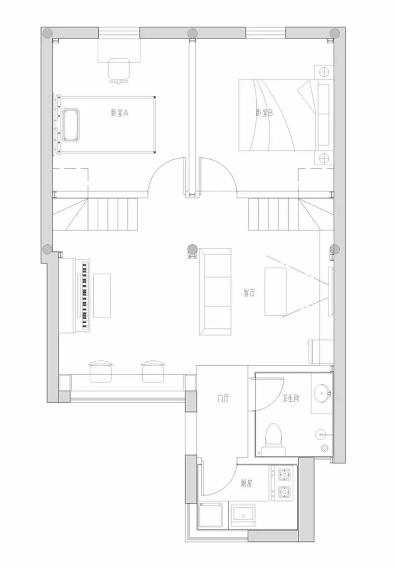 胡同与里弄 | 旧房改造的室内设计魅力-27