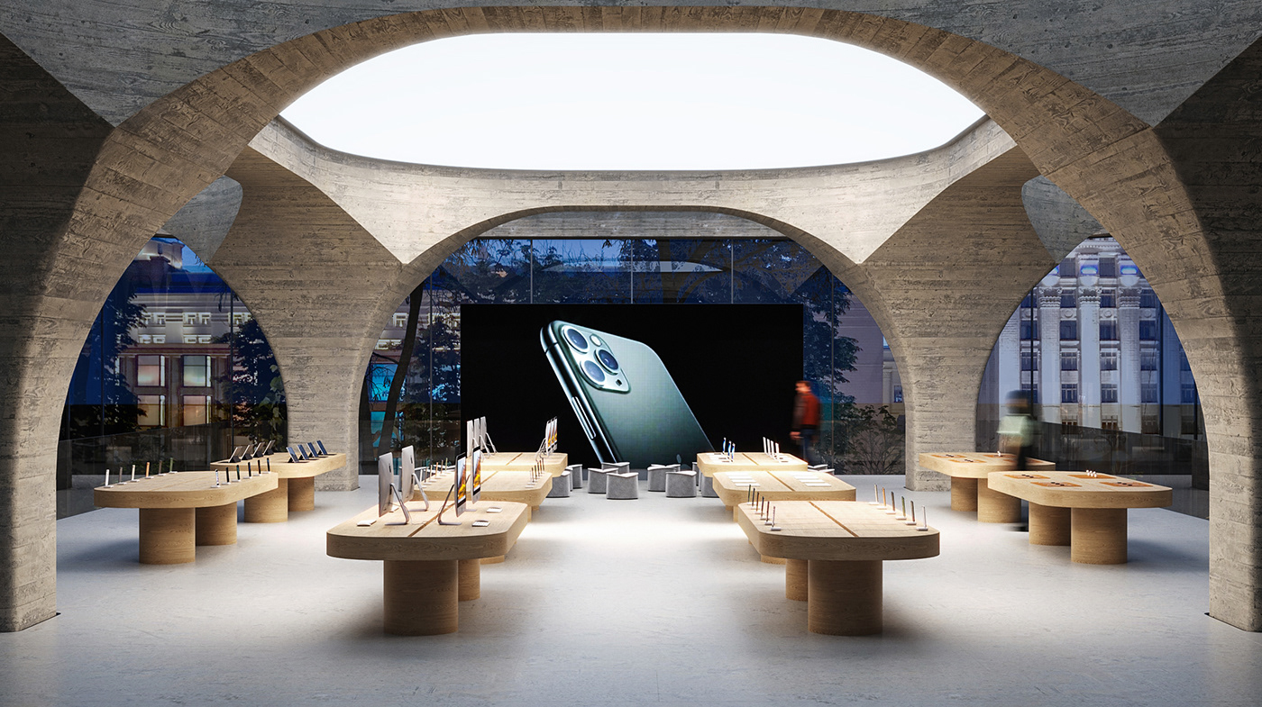 手机店，APPLE STORE KYIV OBRIY.architects-10