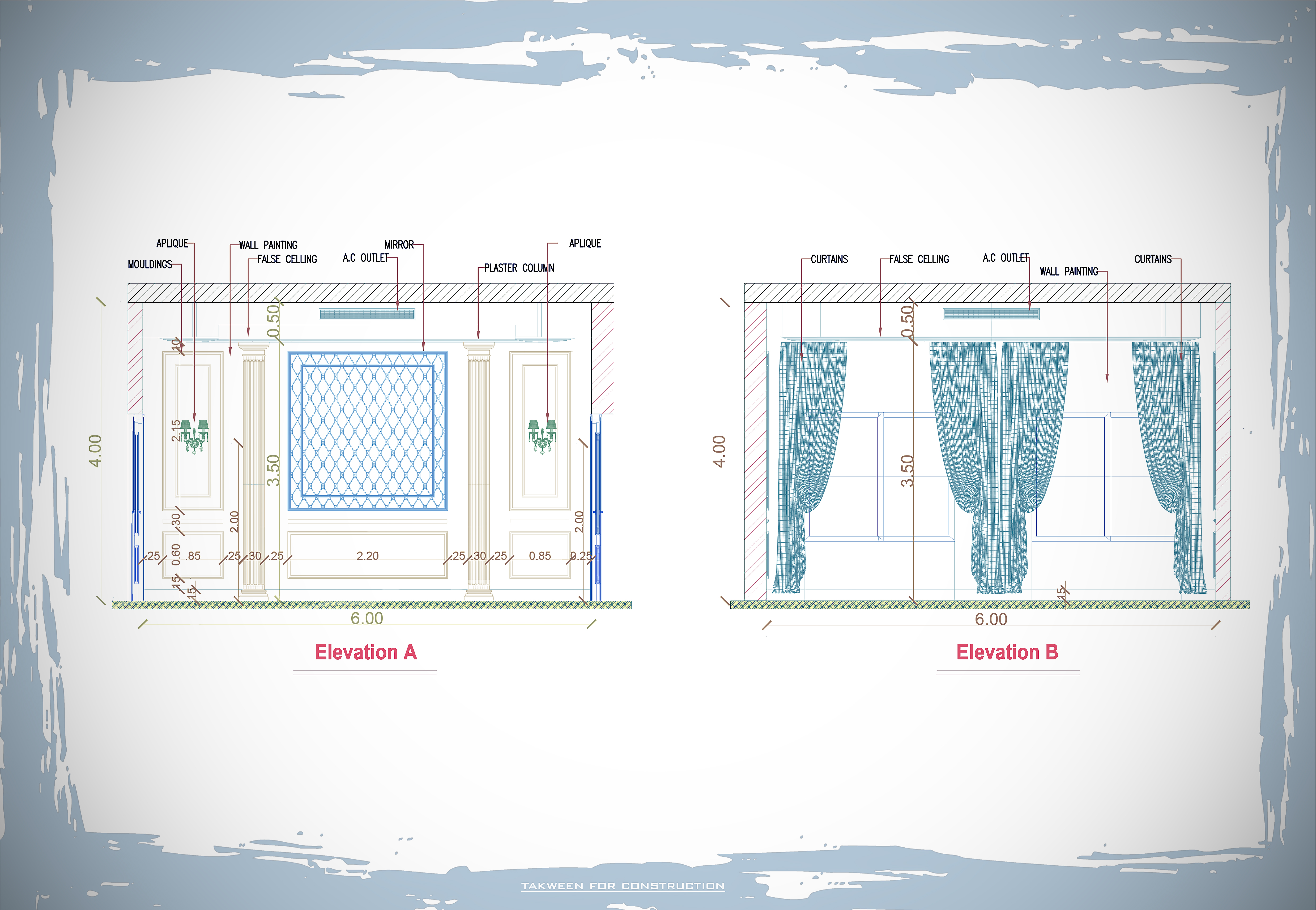 Working Drawings For Dining Room …-8