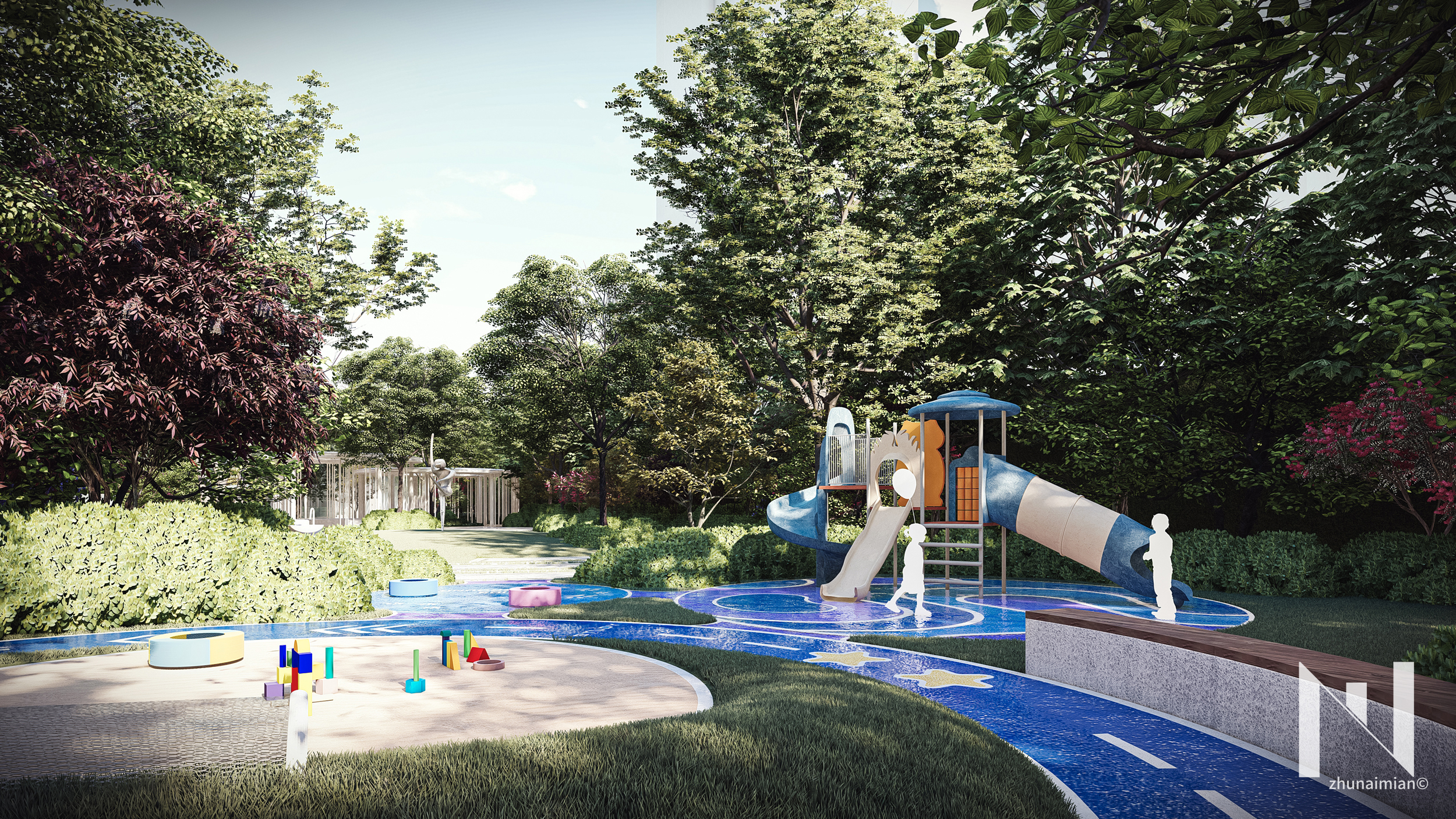 天水万达广场住宅示范区景观丨中国天水-9