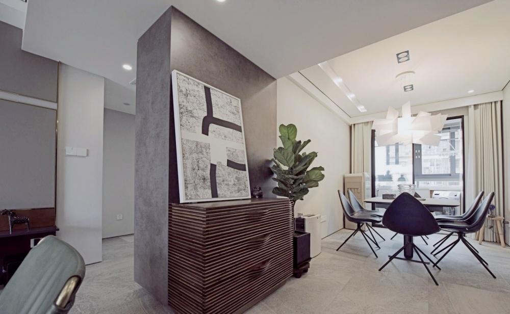 ANAC 空间高级灰现代简约三室,储物空间与光线设计巧妙结合-0