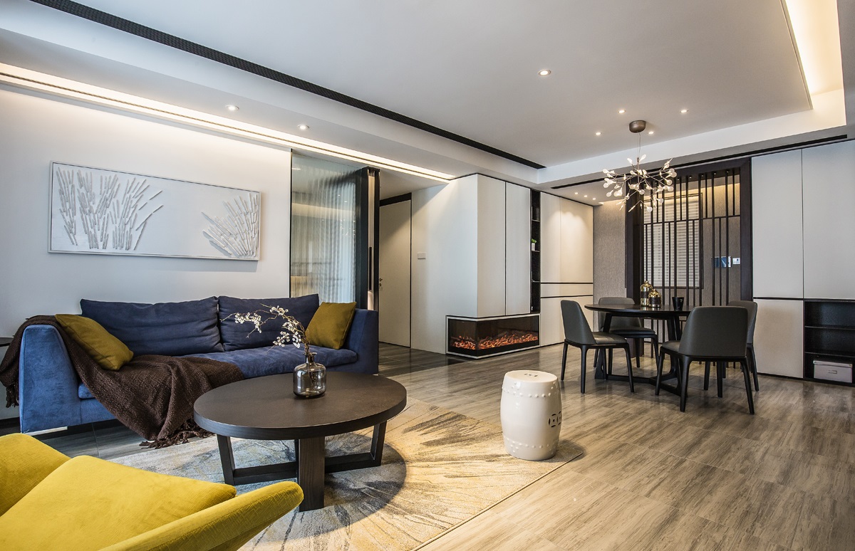 嘉兴144㎡素雅公寓︱越界空间设计-3