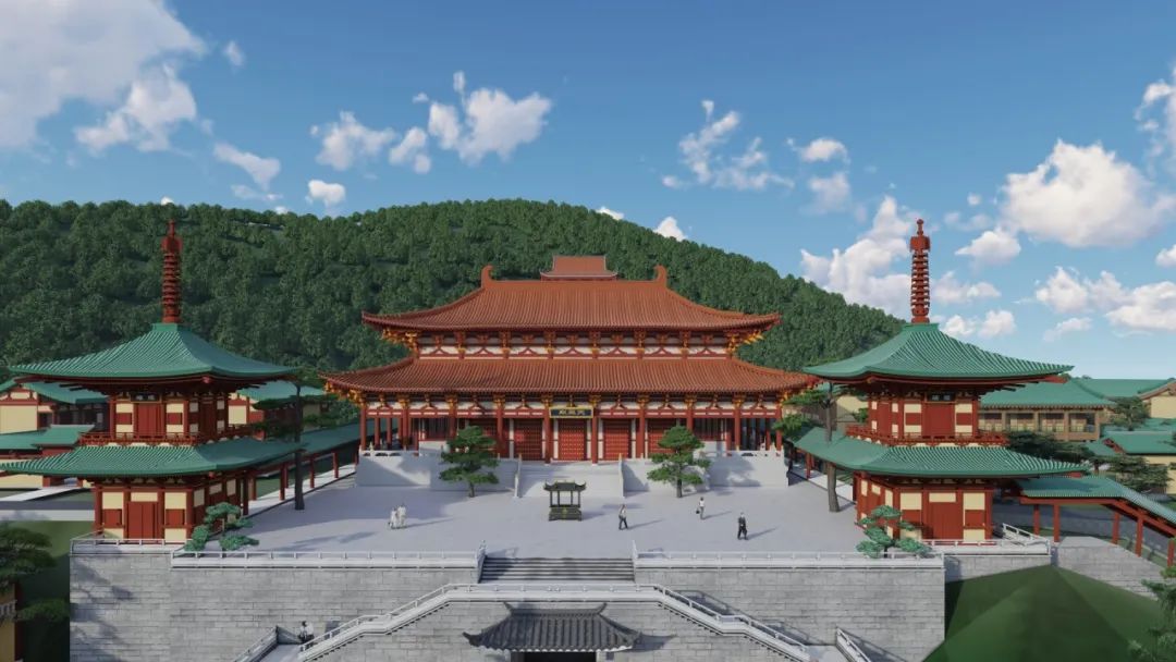 【寺庙规划】宋式古韵寺庙丨中国绍兴丨华邦园林-12