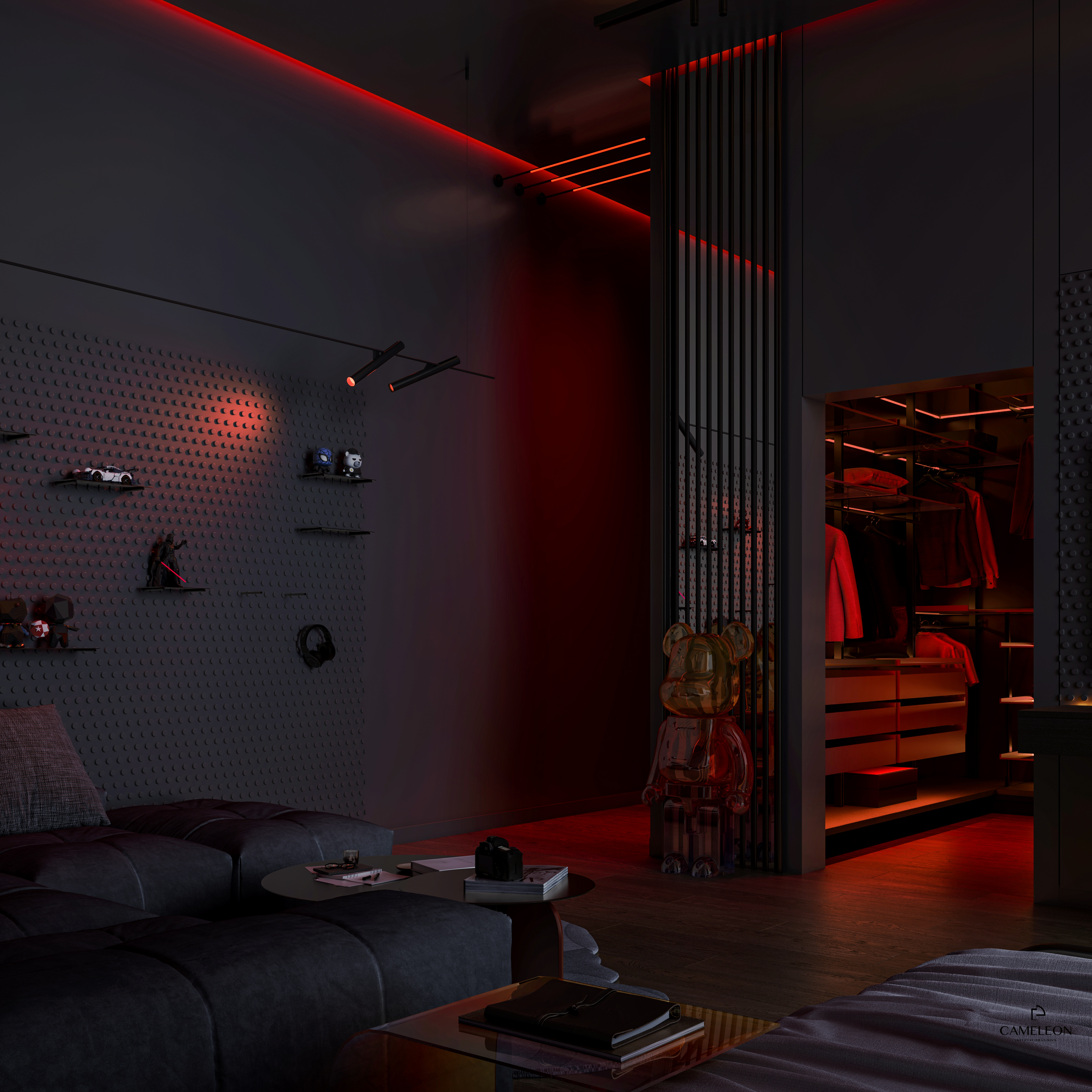 Boy bedroom 设计丨阿联酋丨Evento designs-24