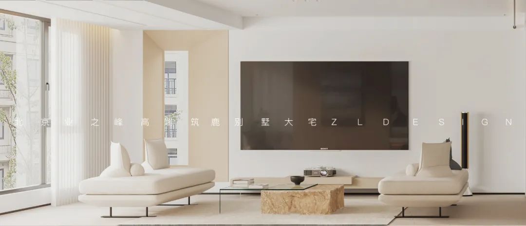 奶油色温柔治愈家居丨筑鹿空间设计-25