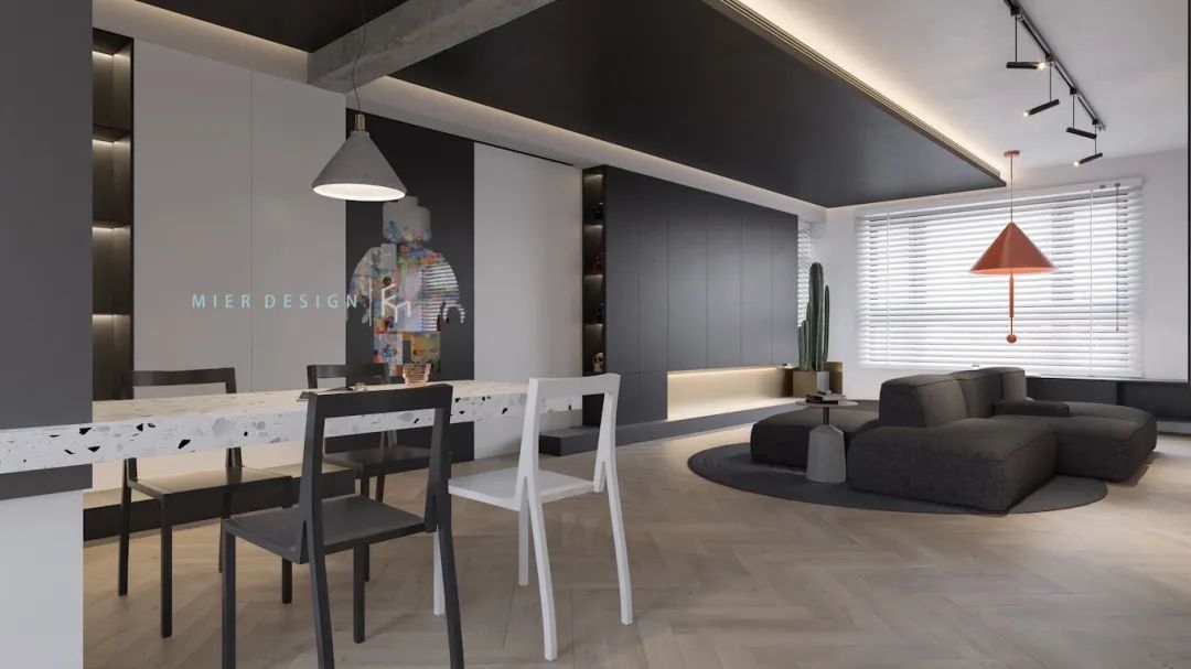 天津 128㎡现代工业风居所 | 讲述“就算世界无童话”的生活故事-44