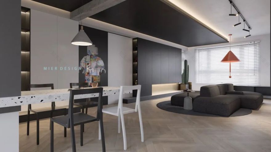 天津 128㎡现代工业风居所 | 讲述“就算世界无童话”的生活故事-44