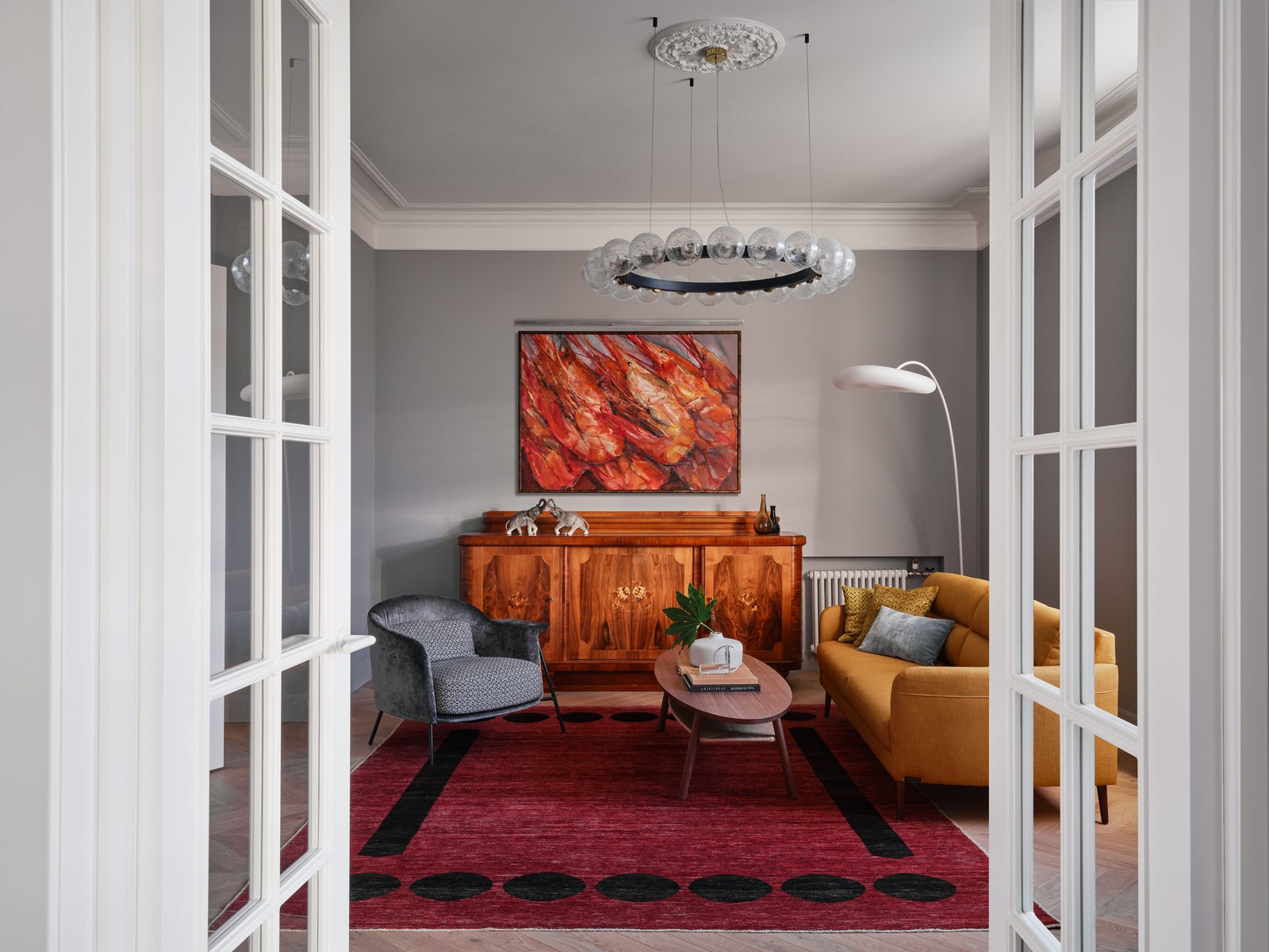 莫斯科历史建筑中的现代公寓设计-5