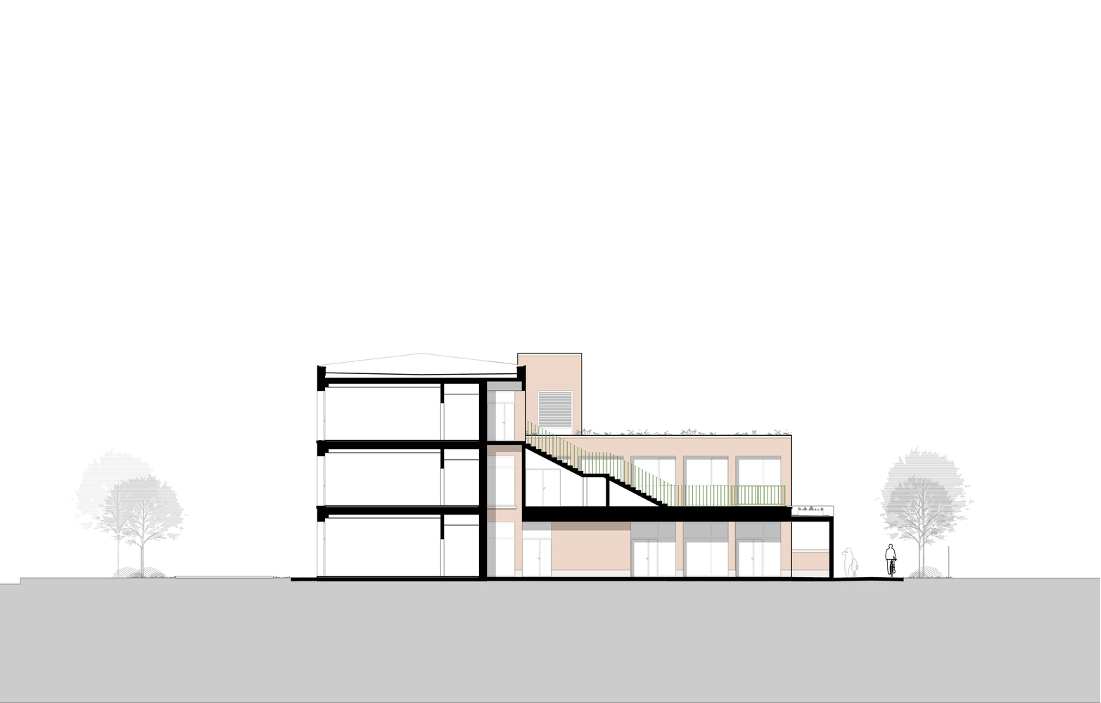 比利时 De Leerboom Halle 创意学习建筑丨BRUT Architecture and Urban Design-31