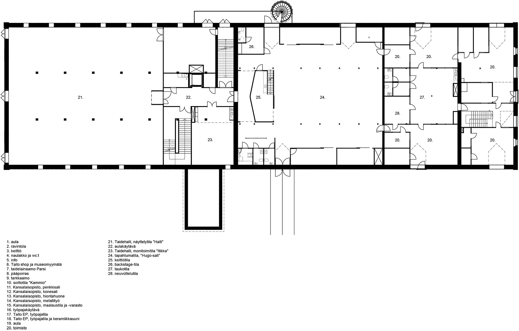 Kalevan Navetta文化艺术中心，芬兰 / Hirvilammi Architects-48