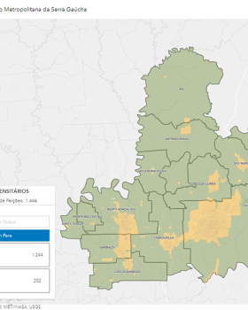 WebGIS RMSG · 区域规划地理可视化平台丨巴西南里奥格兰德