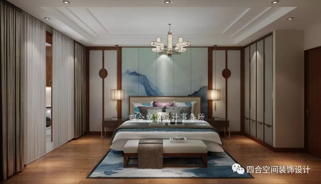太原富佳苑四居室新中式设计，尽显东方古韵与创新时尚-15