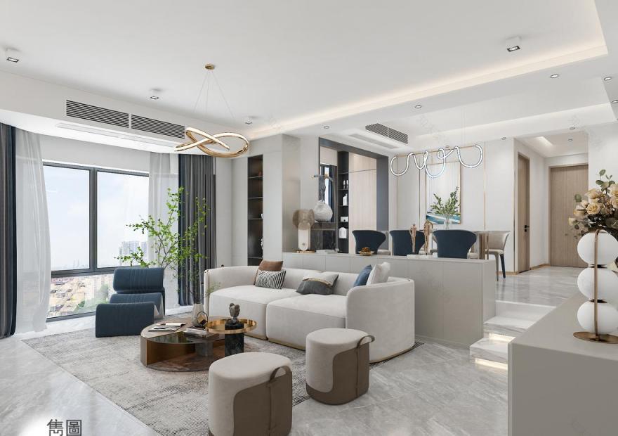 现代轻奢风打造阳光快乐儿童宅-6