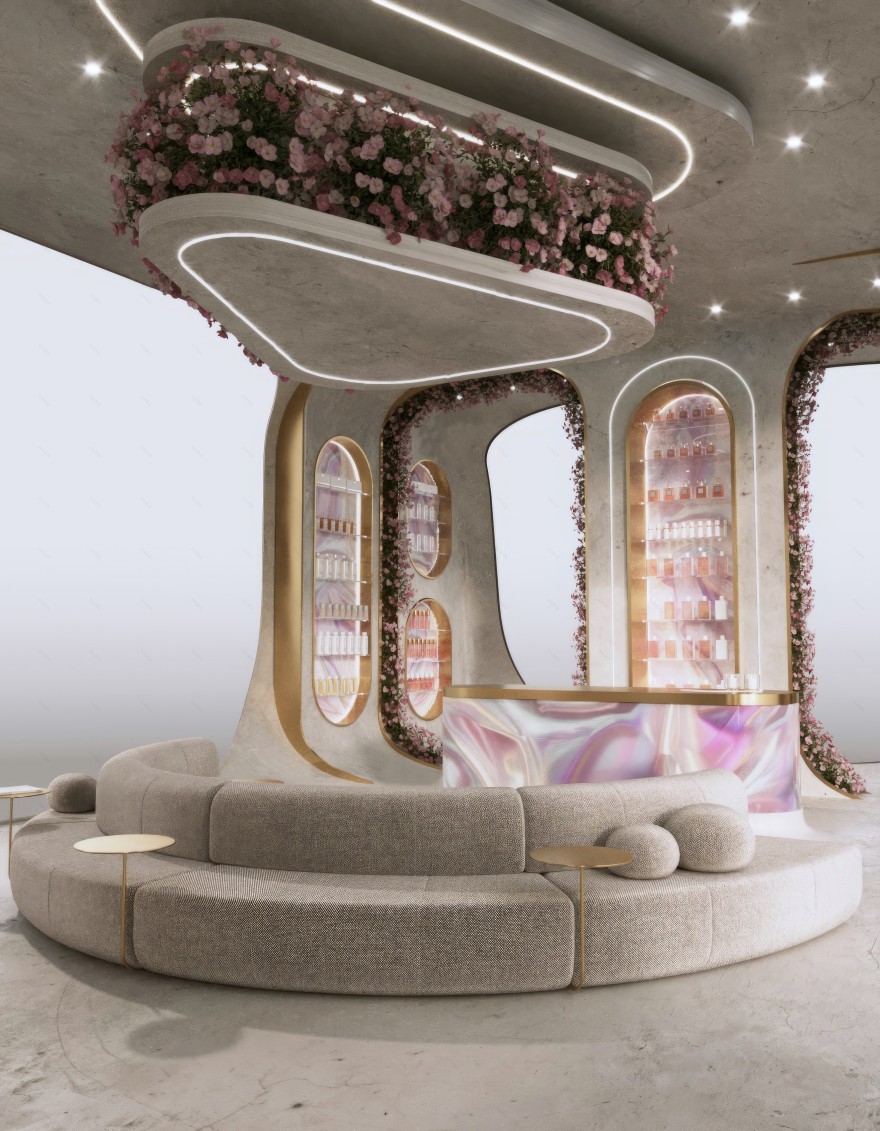 化妆品店展览空间设计丨YANA ERMAKOVA-11