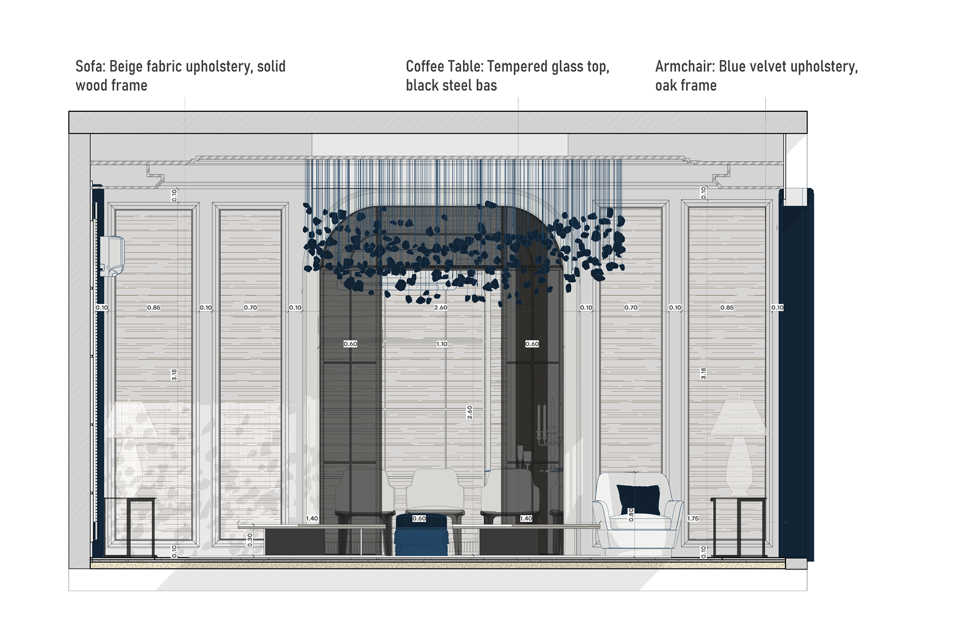 主议会厅及餐厅设计丨沙特阿拉伯丨DECOR&MORE STUDIO-11