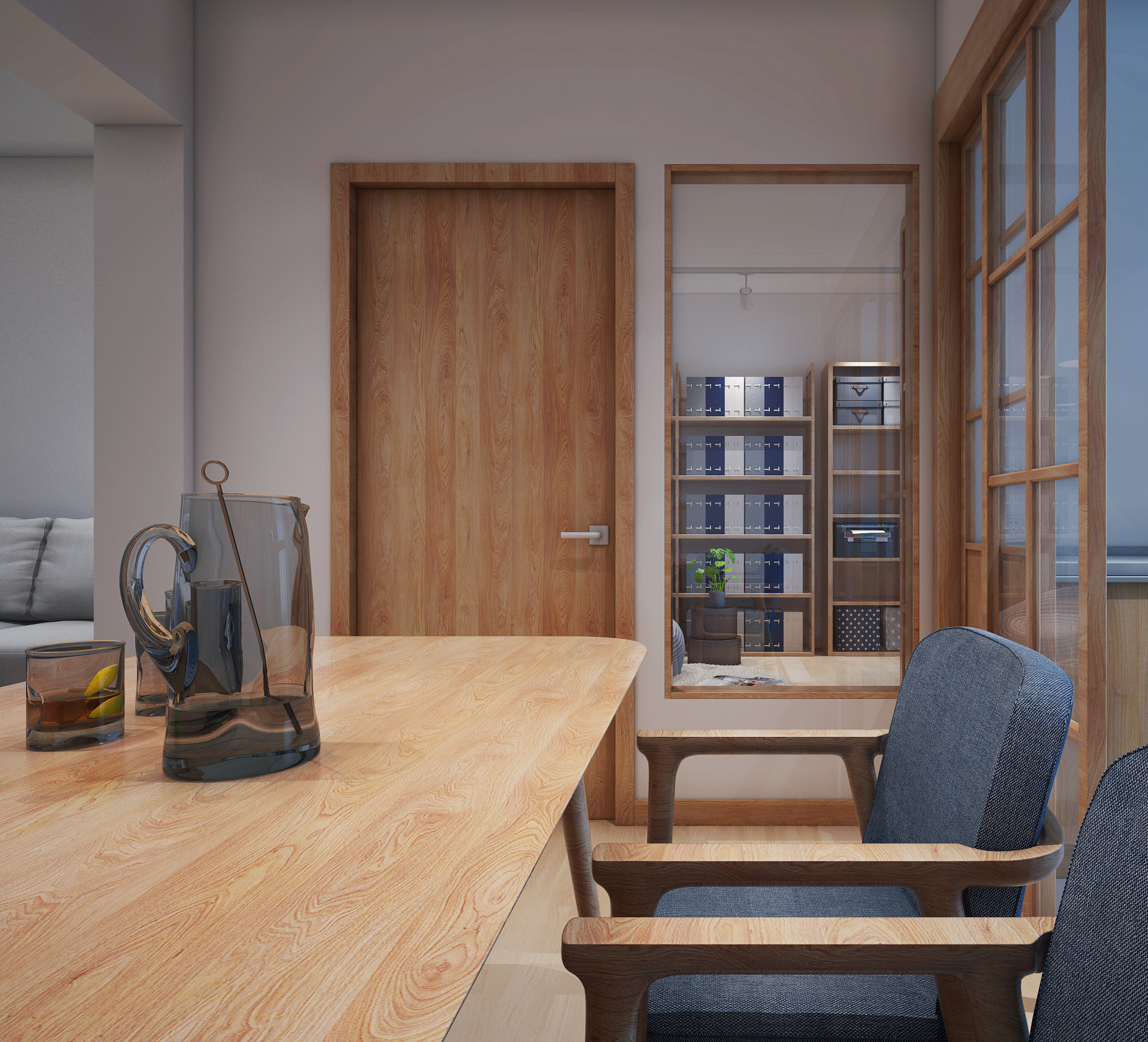 木系风打造自然家居，一家人的阅读梦想起航-14