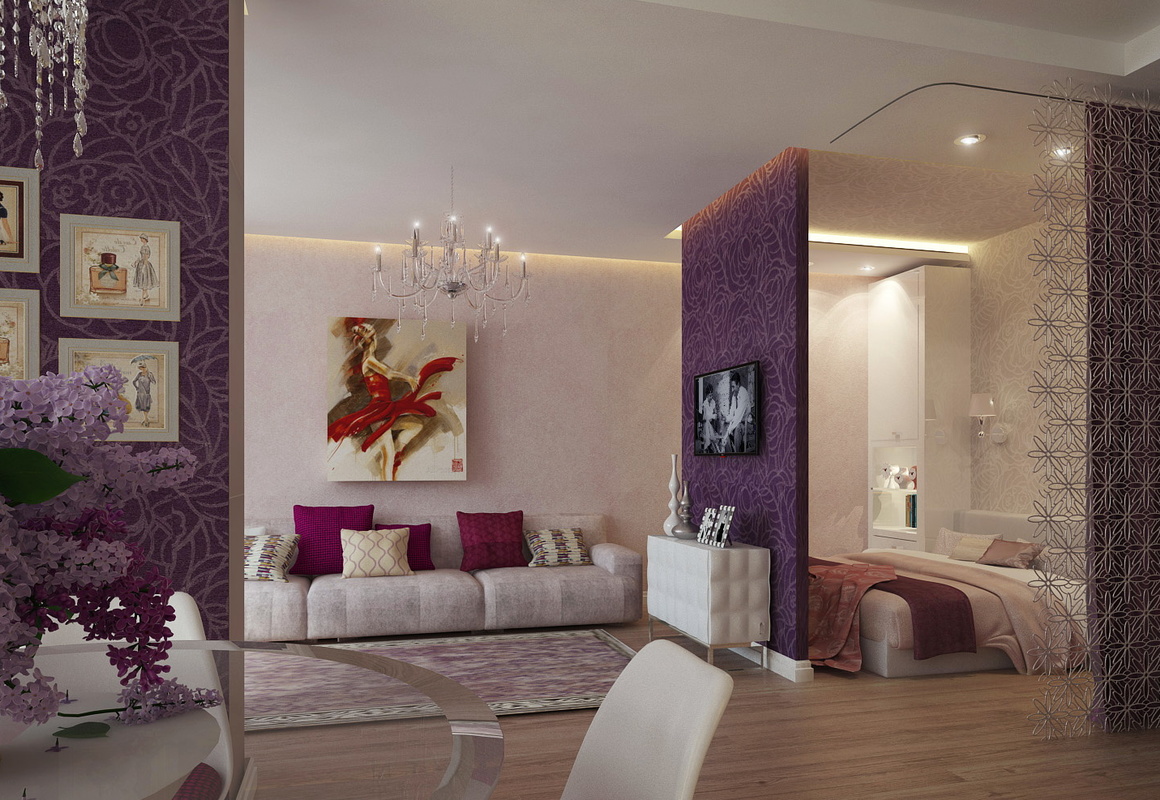 ЖК "Современник" 一室公寓室内设计丨俄罗斯萨马拉-10