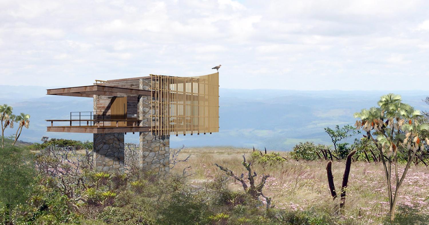 巴西 Skylab 建筑师设计的树屋住宅-5