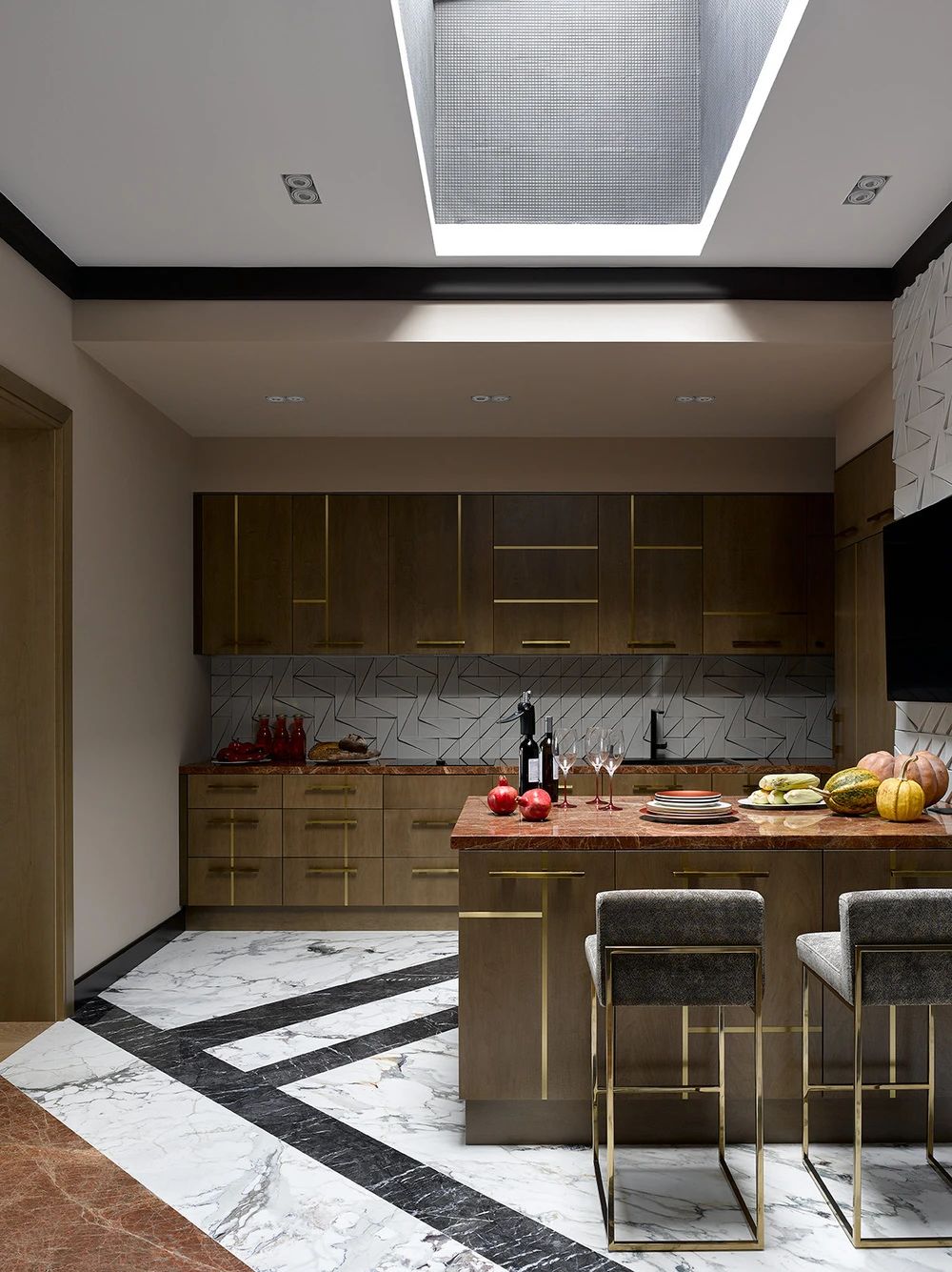 莫斯科370㎡双层公寓设计丨俄罗斯莫斯科丨Decorator N（Natella Mankaeva创立）-59