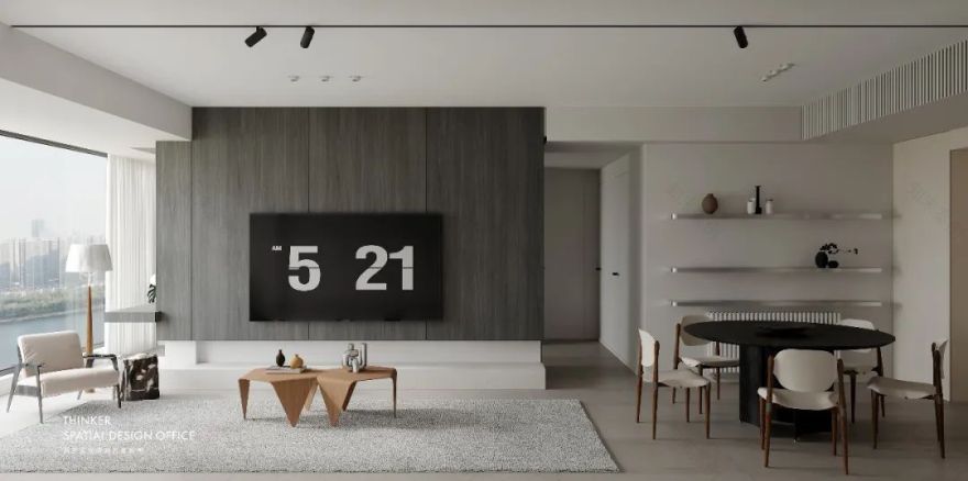 滨江金茂府 · 独居青年的简约治愈之家丨诗享家设计-29