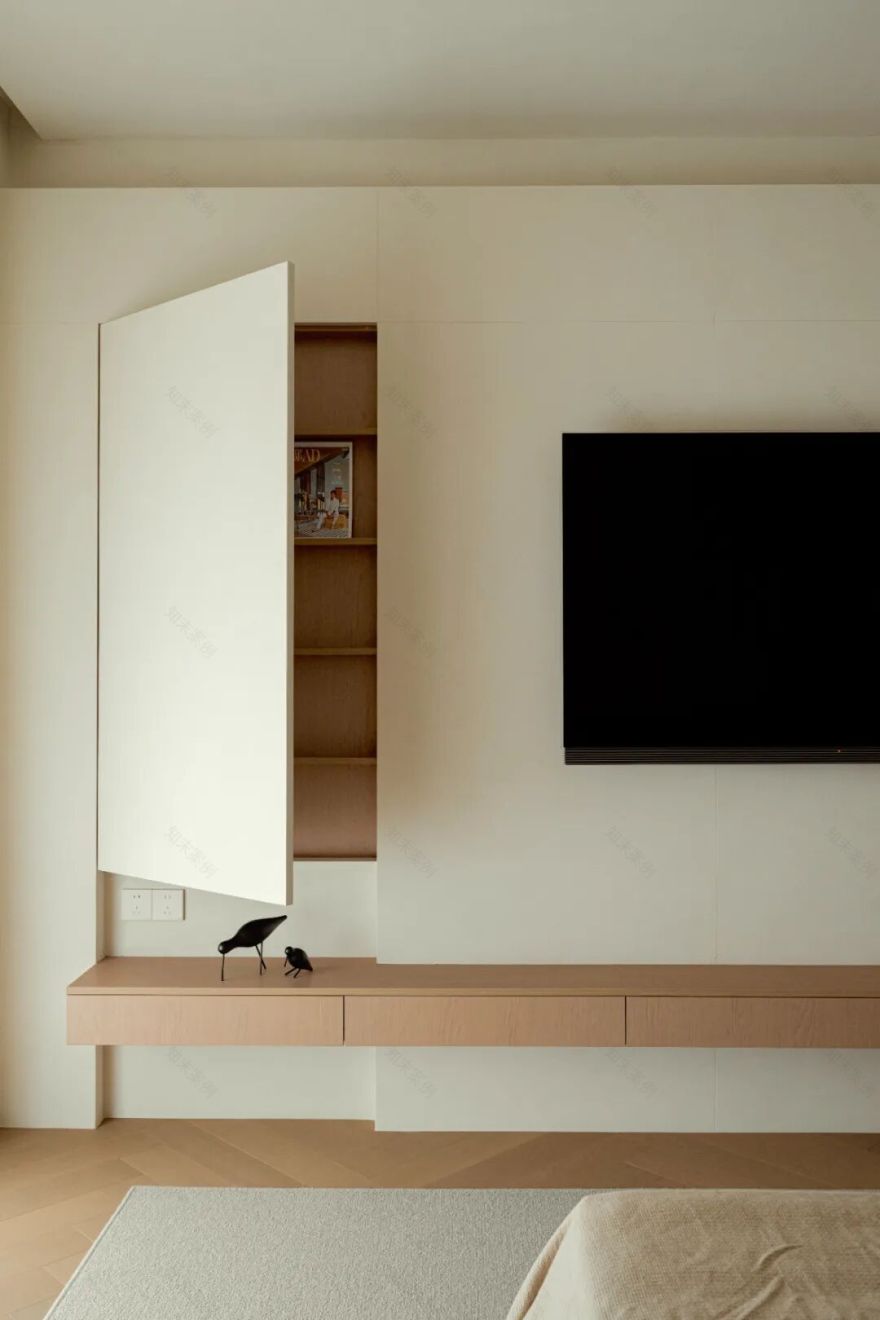 BENSONDESIGN原创设计丨400㎡被自然环绕的极简别墅-69