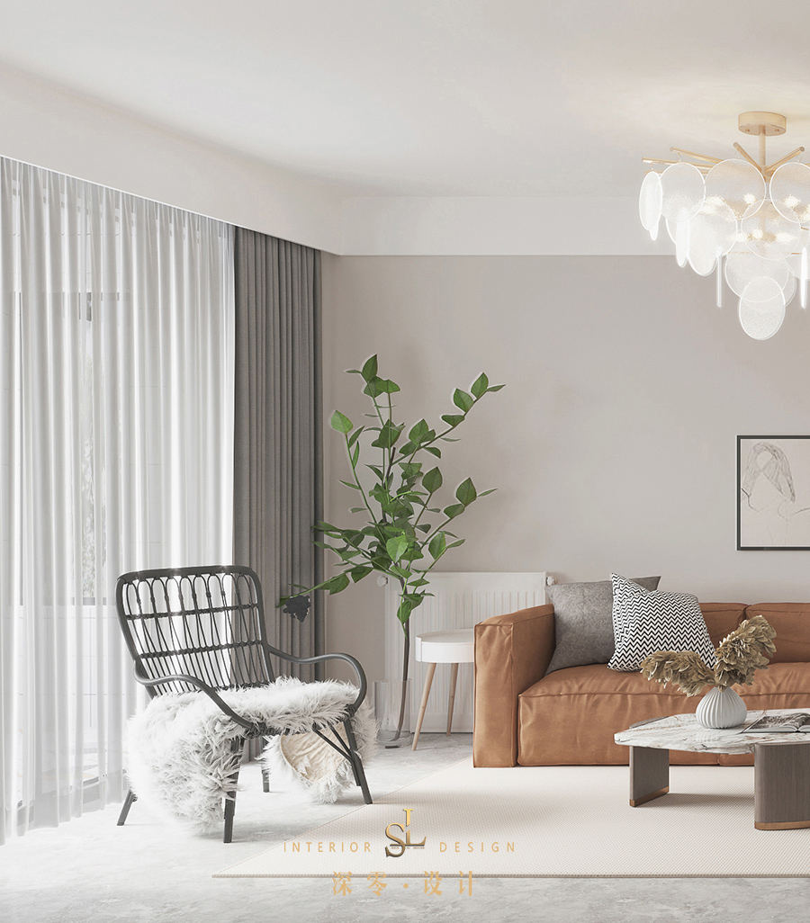 合肥 99㎡北欧婚房,三室两厅多功能设计-35