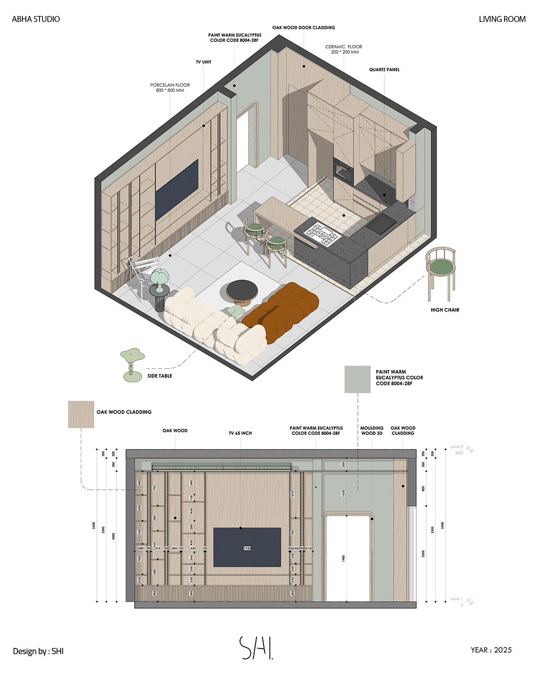 2026年 阿卜哈工作室客厅丨沙特阿拉伯丨SHI studio-39