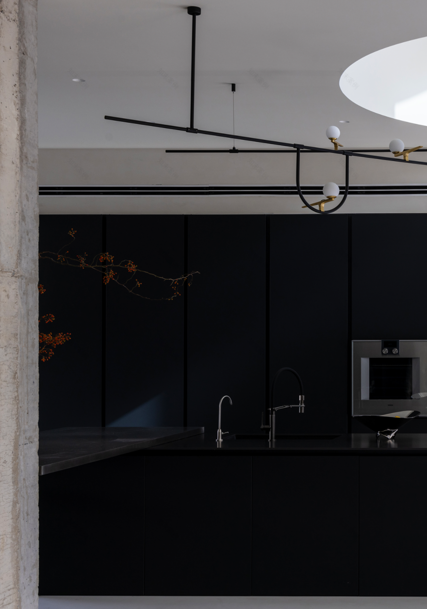 混凝土的诗意丨中国上海丨空间设计是合设计,软装设计珊瑚居艺术空间Corallo Casa-1