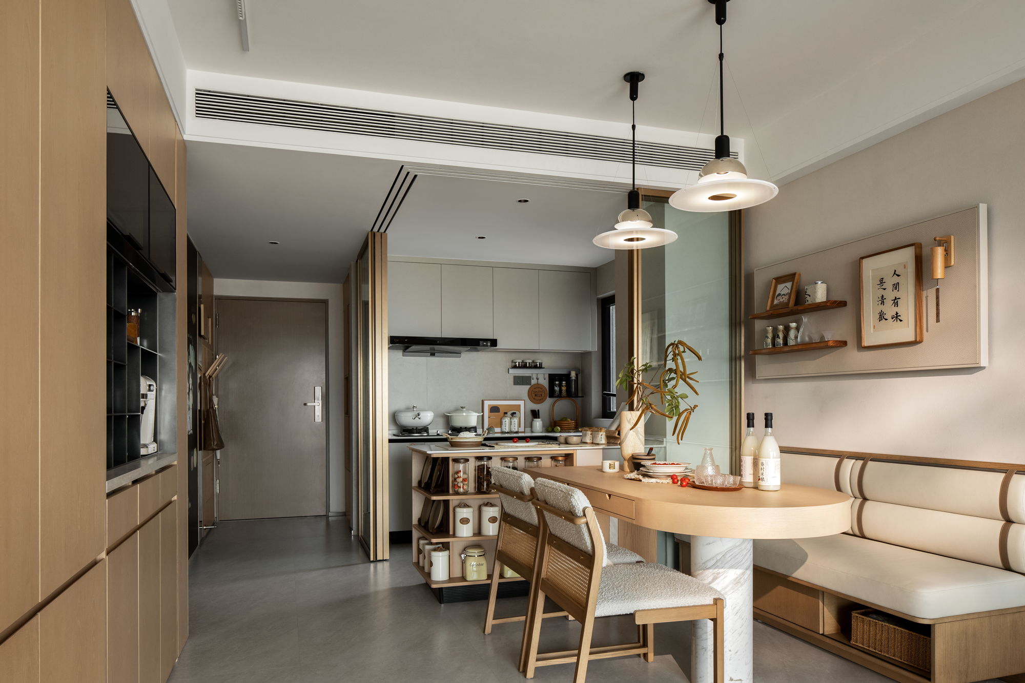 广州金茂万科都会四季 85 户型样板房丨中国广州丨深圳 GNU 金秋设计-30