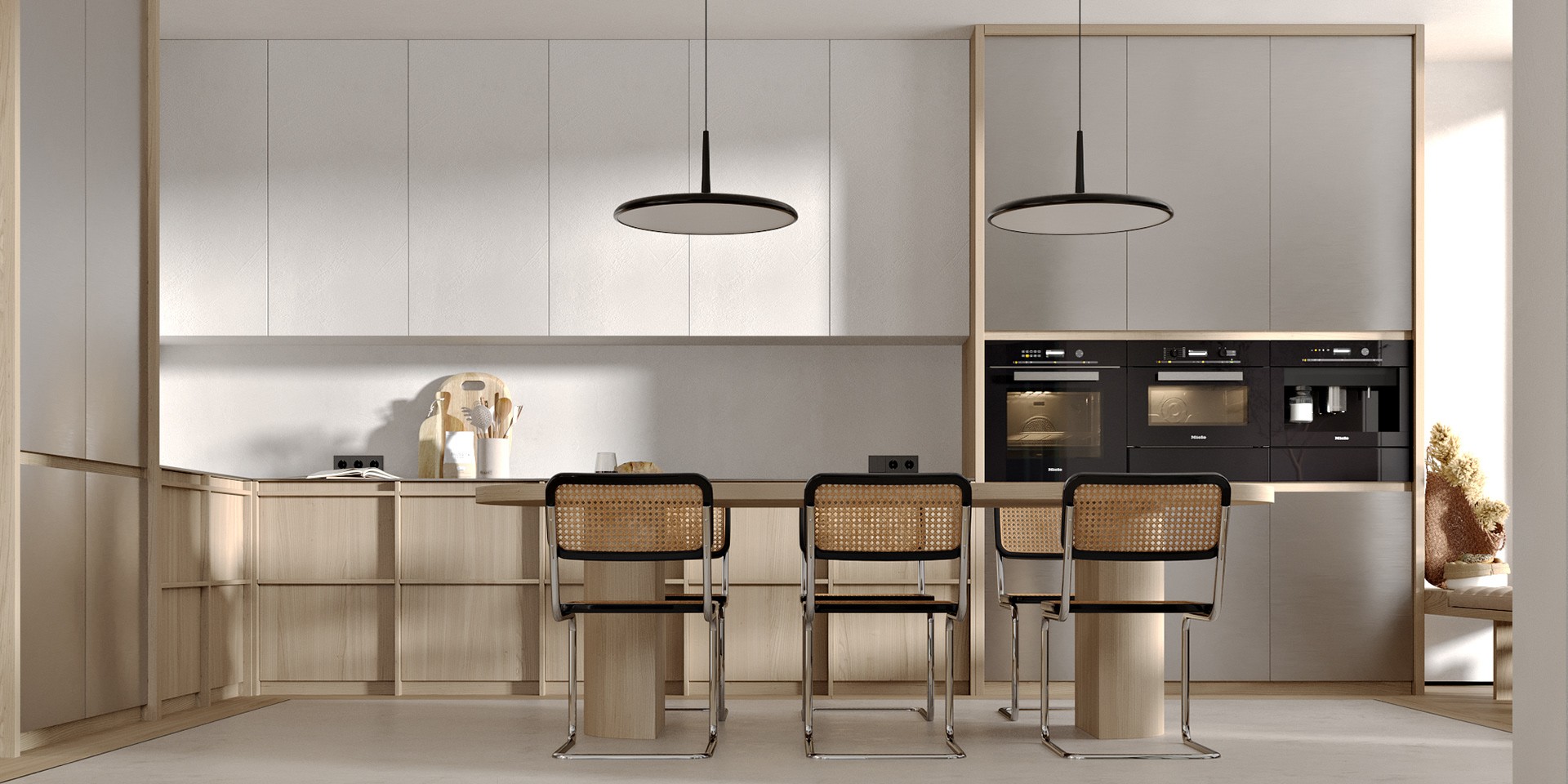 100㎡原木+高级黑 既舒适又精致！-8