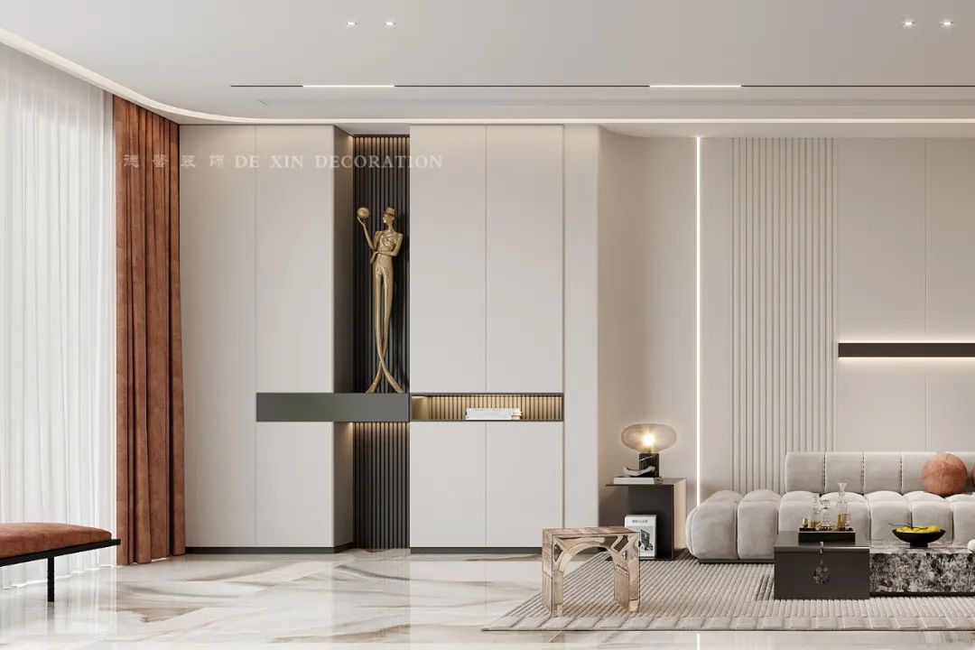 广州中海熙园别墅设计丨中国广州丨德馨装饰-15