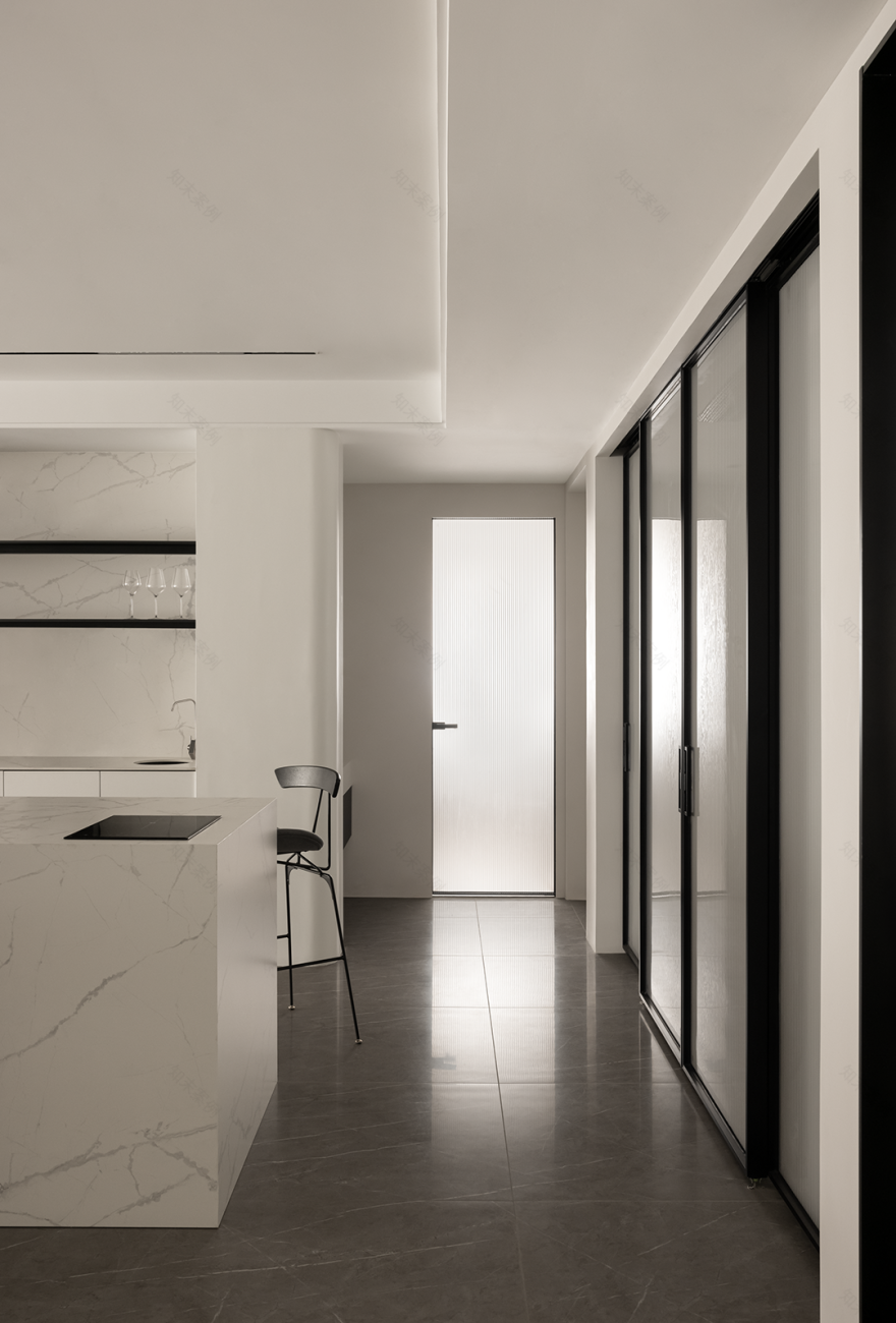 170㎡简约大平层,暖白原木的细腻优雅 | 深零设计-71