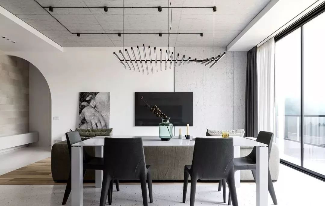 知性优雅现代公寓，以灰色为主调的 74.1m²精致空间-7