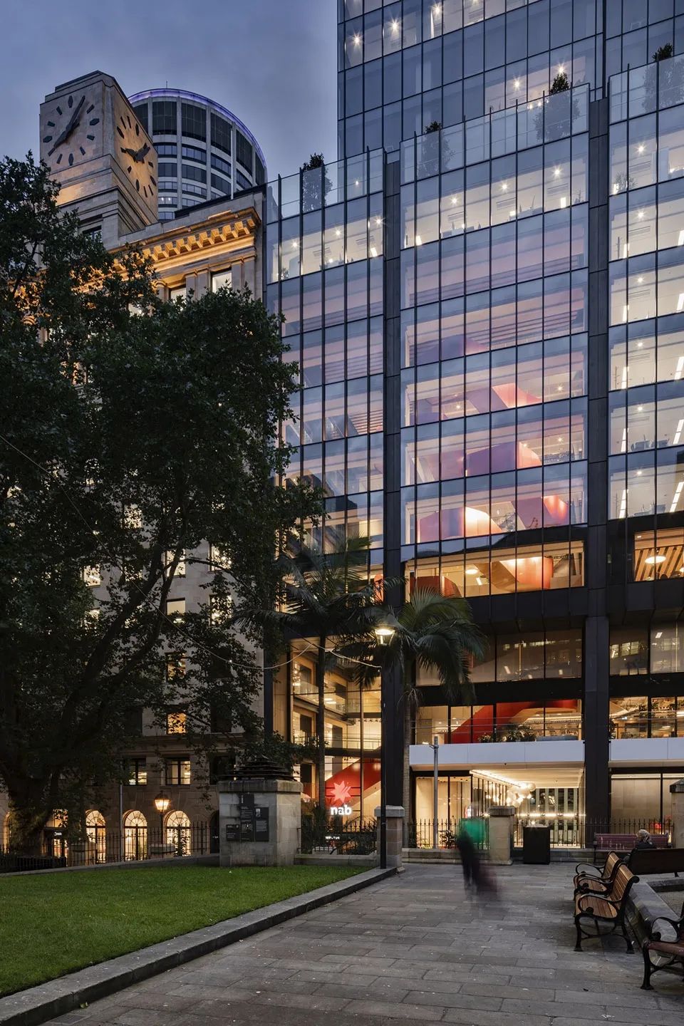 悉尼红梯 · 澳大利亚国民银行双生办公空间丨澳大利亚悉尼丨伍兹贝格-65