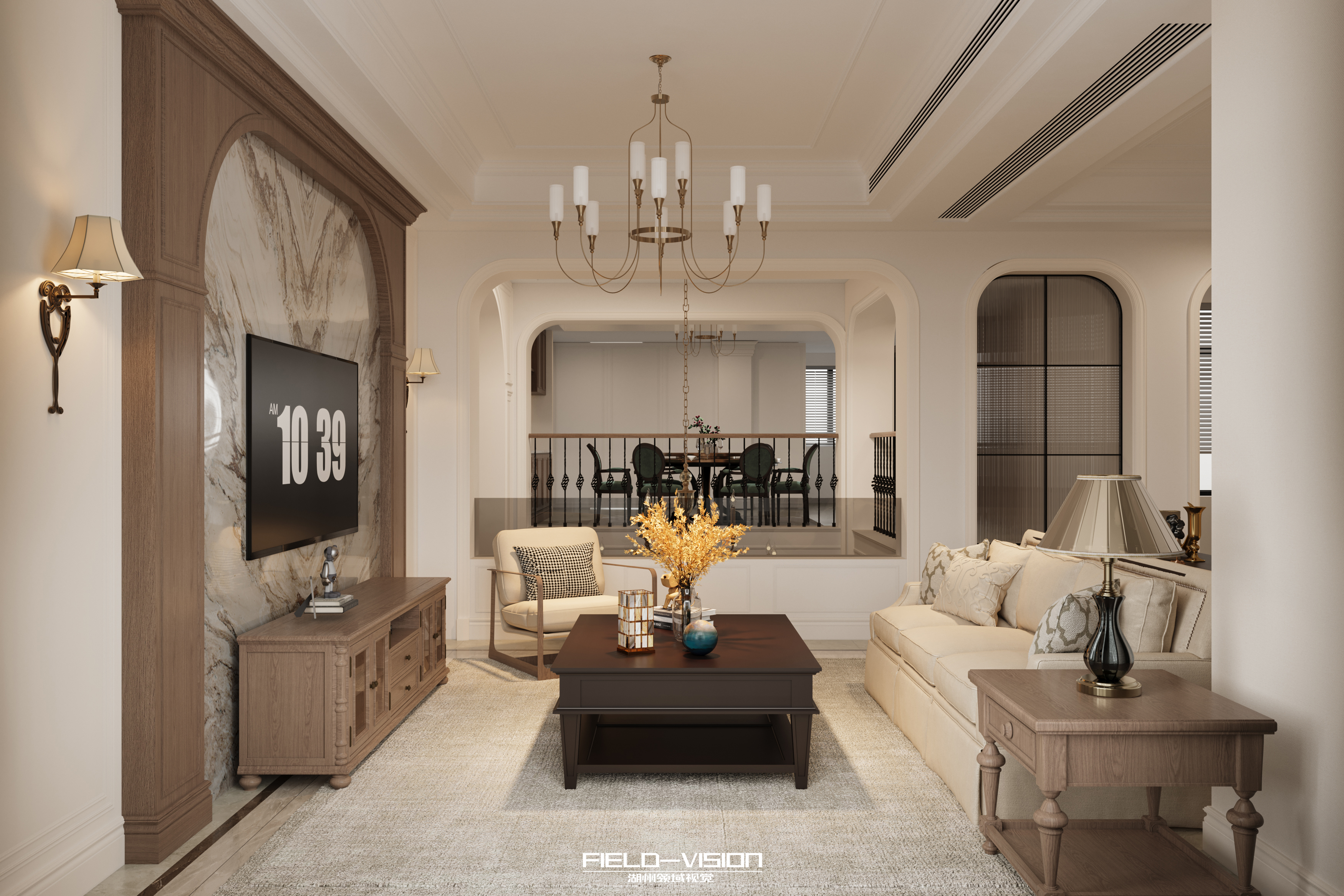 美式乡村风别墅-34