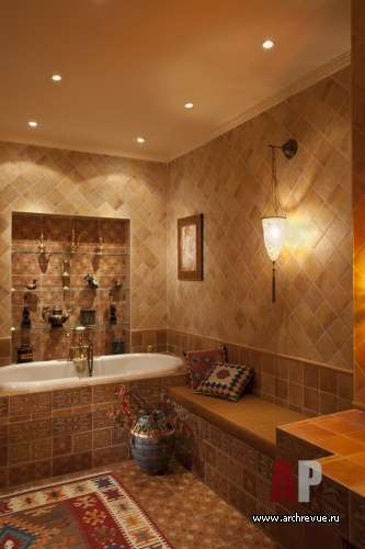 东方式陶土色调公寓室内设计丨Маркос Юлия-35