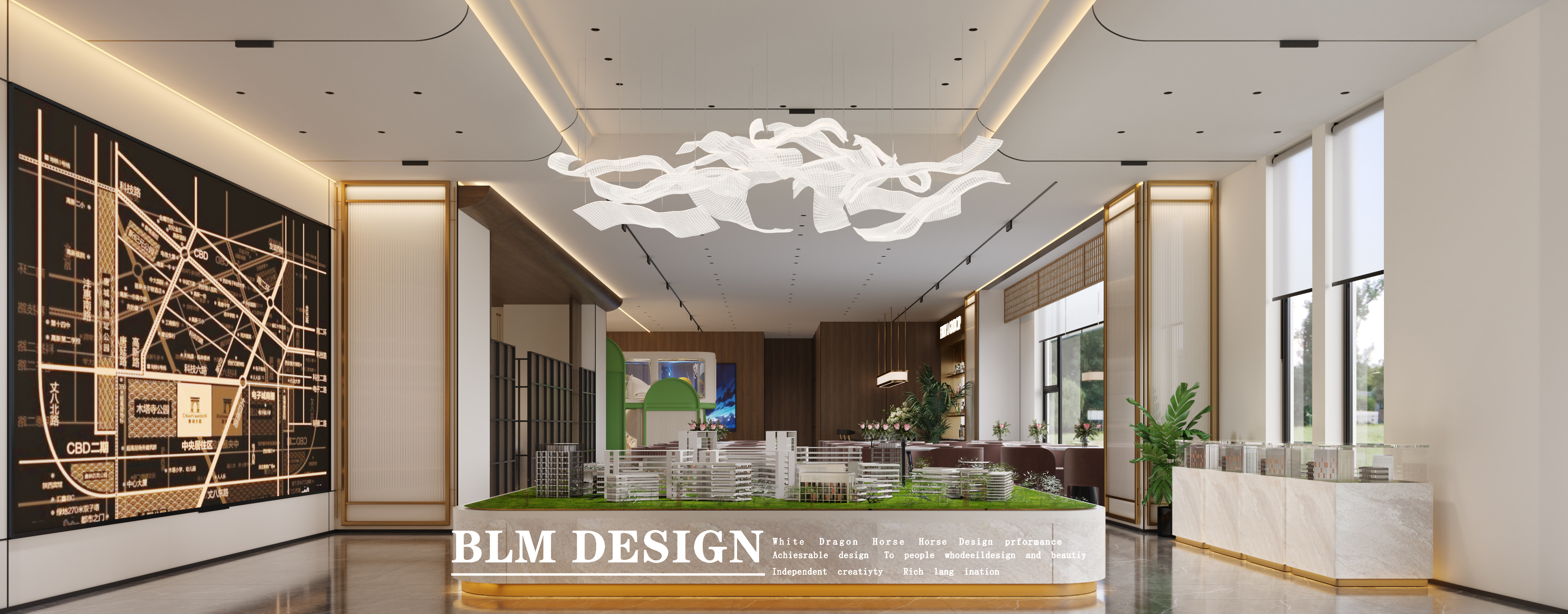 工装售楼部丨白龙马效果图-1