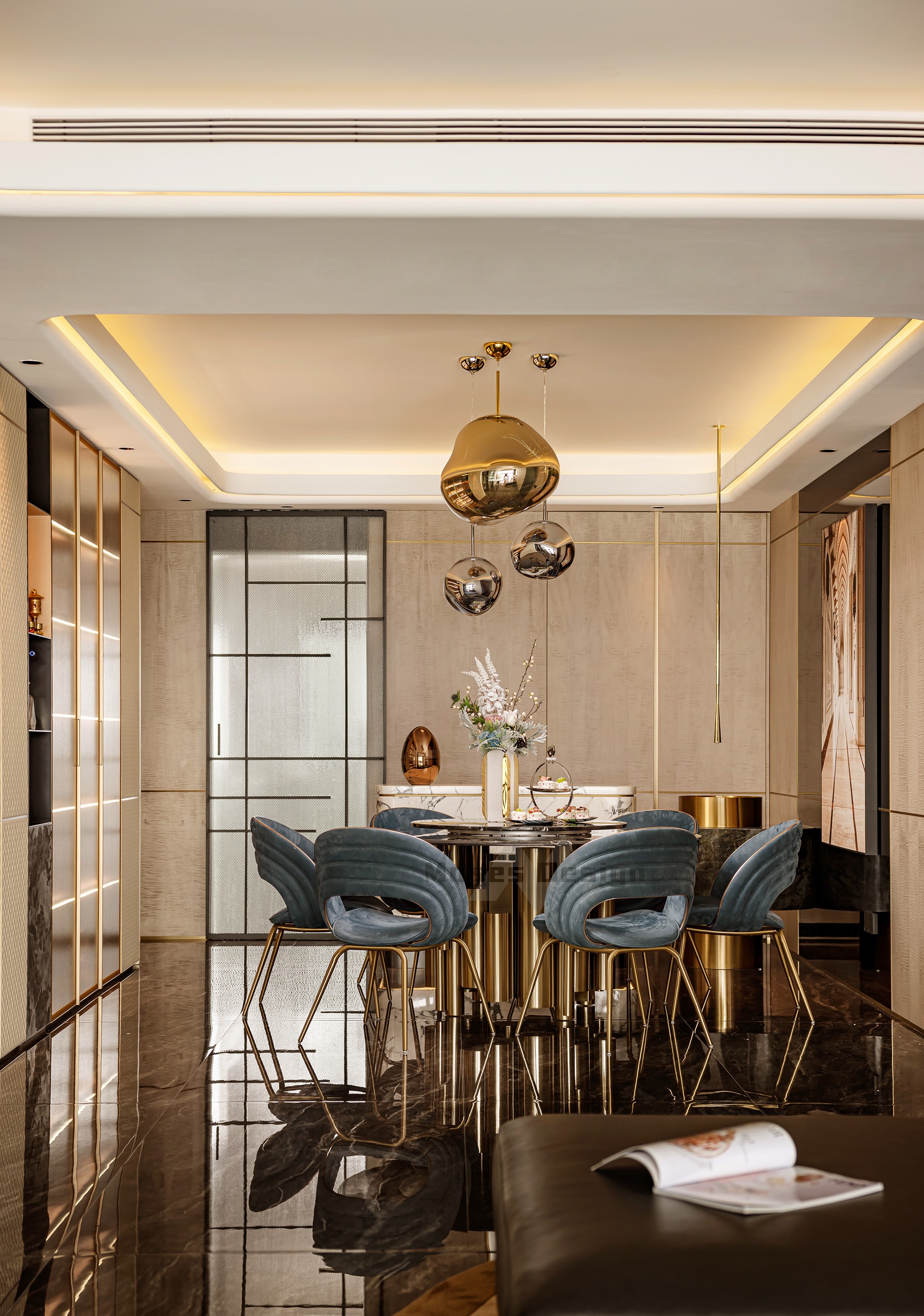 流光溢彩 · 深圳大康福盈门室内设计丨中国深圳丨MosesDesign 墨西设计-20