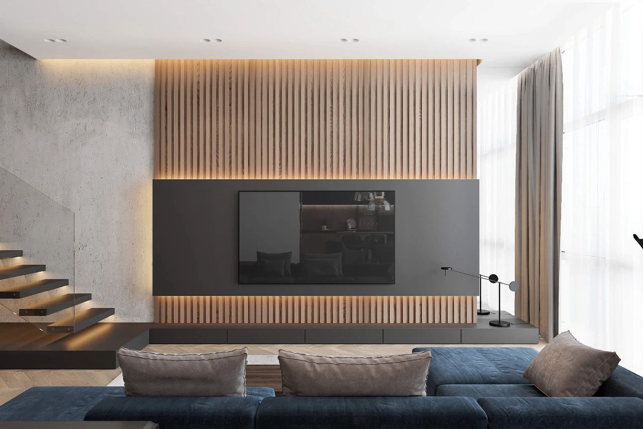 简约舒适的 149m²三层住宅设计丨Dinara Yousupova-4