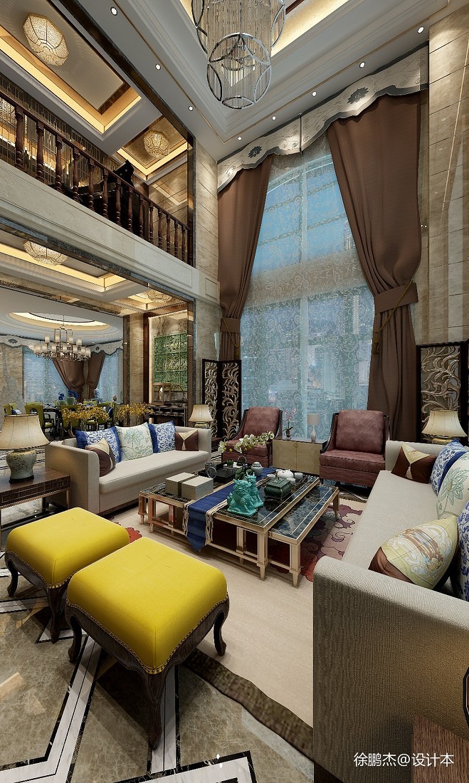 惠州石湾皇庭一号别墅装修丨中国惠州-20