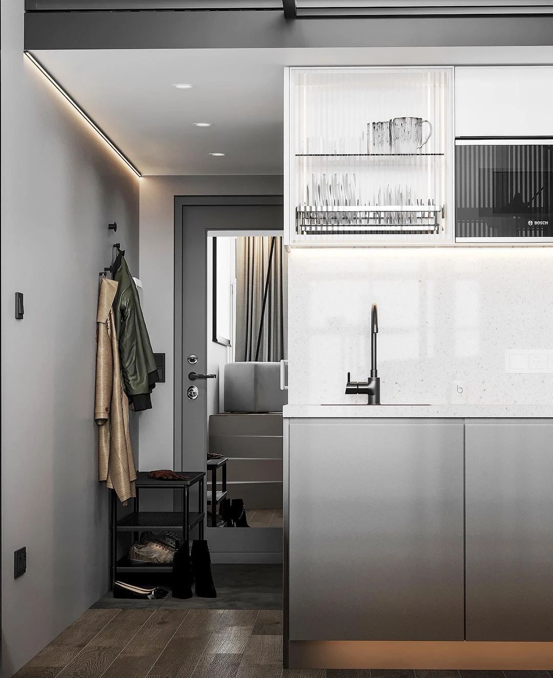 27㎡一居室小复式设计-15