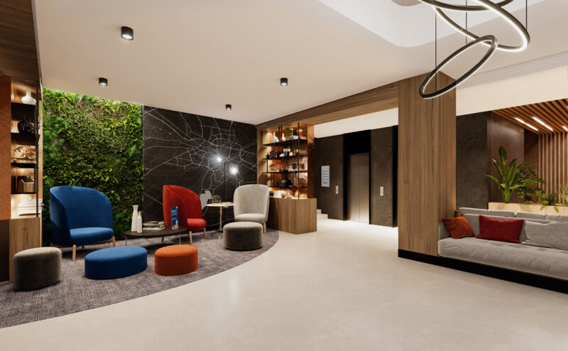 Holiday Inn E·press酒店室内改造扩建项目丨波兰卢布林丨KM rubaszkiewicz ARCHITEKCI-4