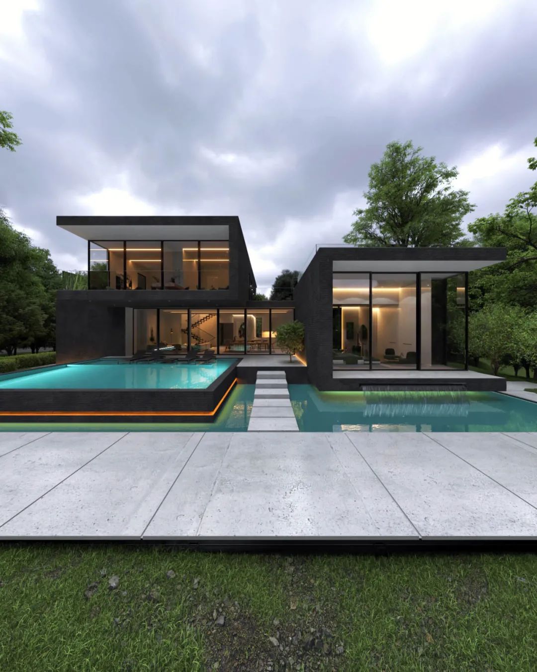 伊朗德黑兰极简别墅设计丨伊朗建筑师 Reza Mohtashami-20