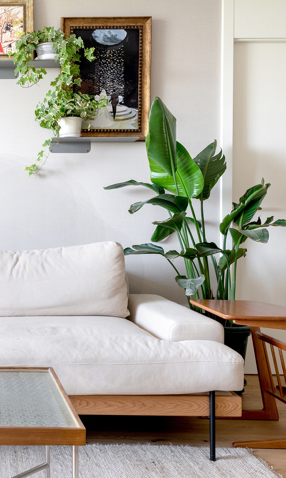 130㎡原木自然系，他家厨房里还有咖啡角，简直太香了-3