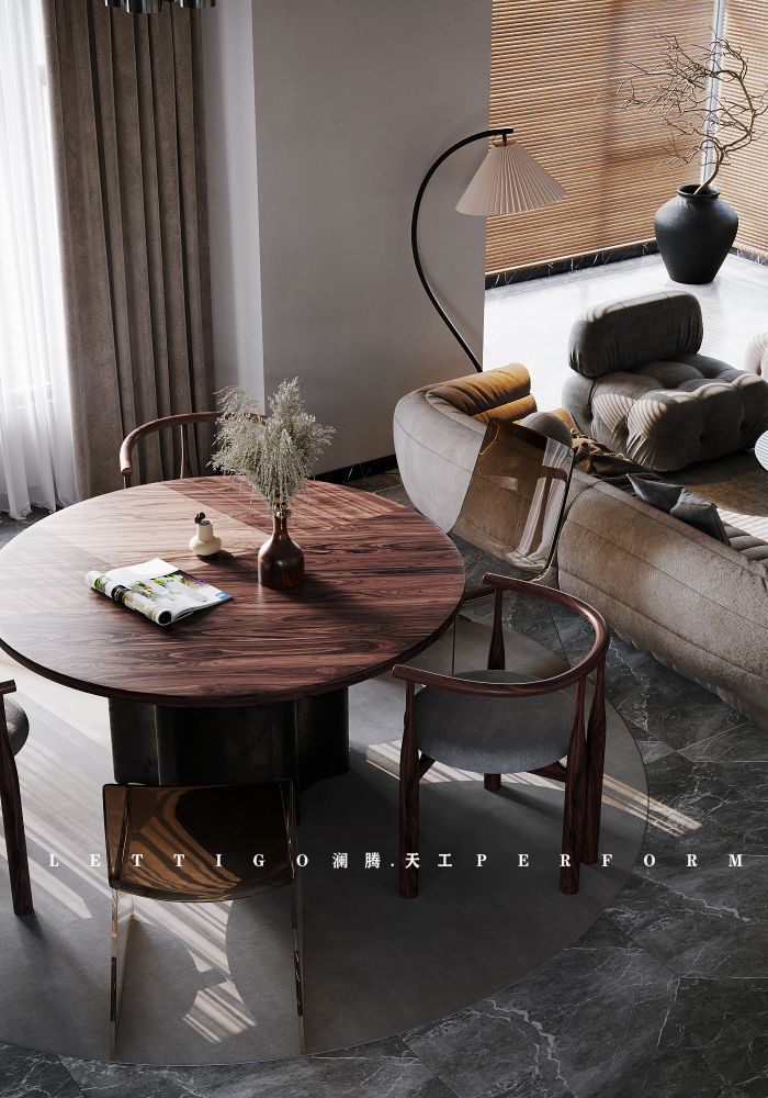 一如既往，无边热爱，质感拉满的客餐厅-7