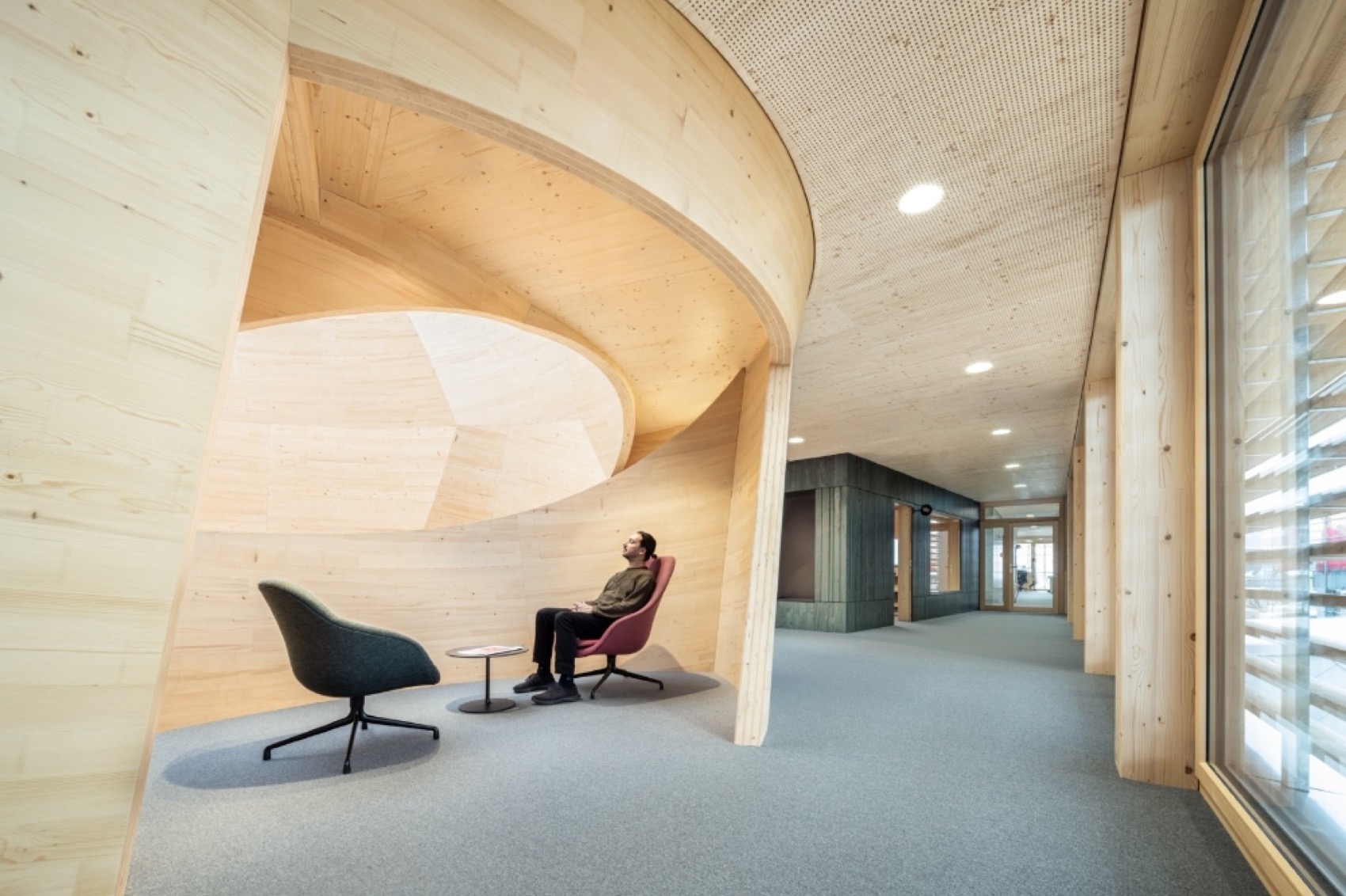 Blumer Lehmann总部中庭丨斯图加特大学计算设计与建造研究所,K&L Architekten事务所-24