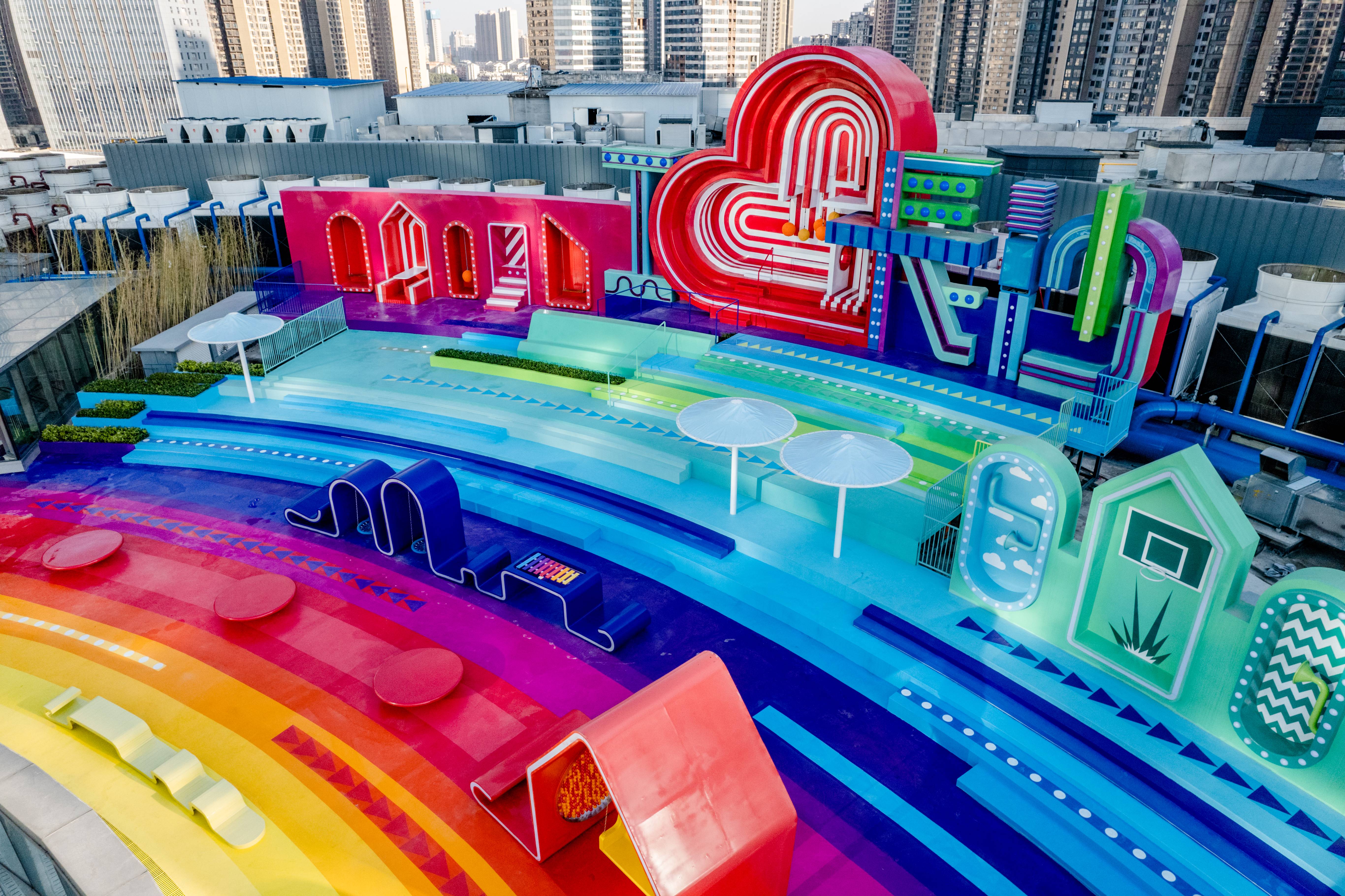 长沙北辰三角洲大悦城「彩虹部落」丨中国长沙丨佰筑建筑设计咨询（上海）有限公司-36