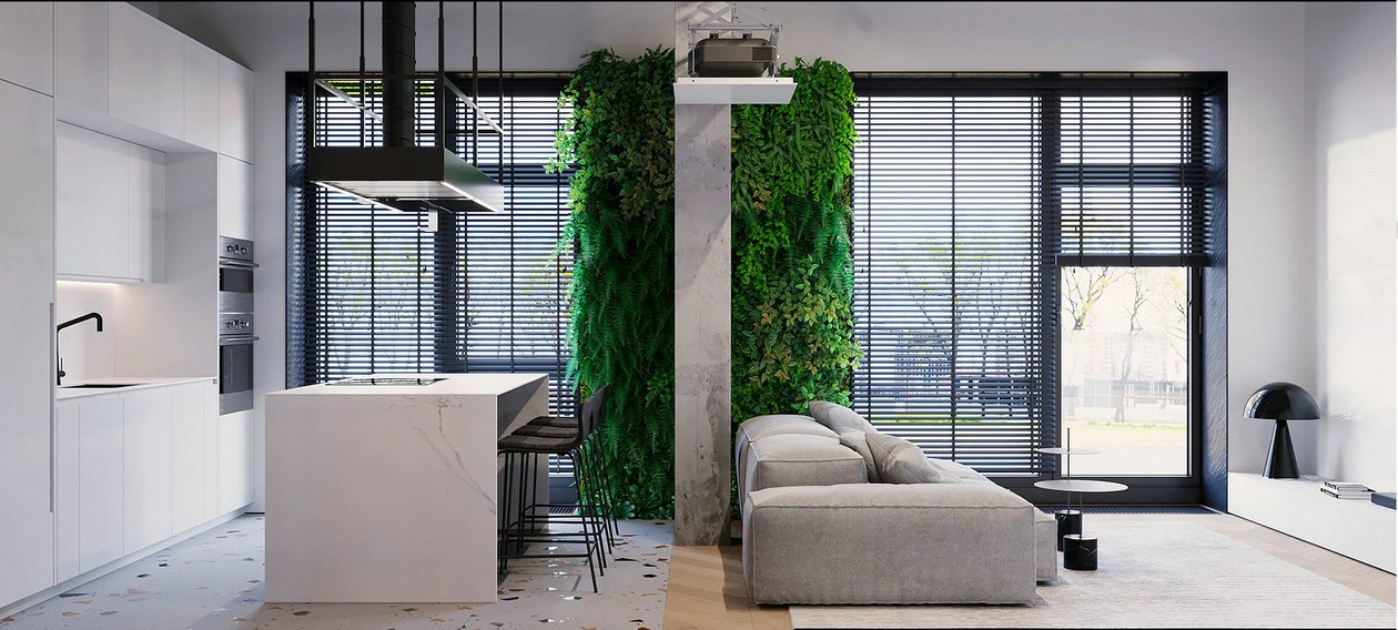 65㎡灰色系公寓设计 打造干练高级的空间-5