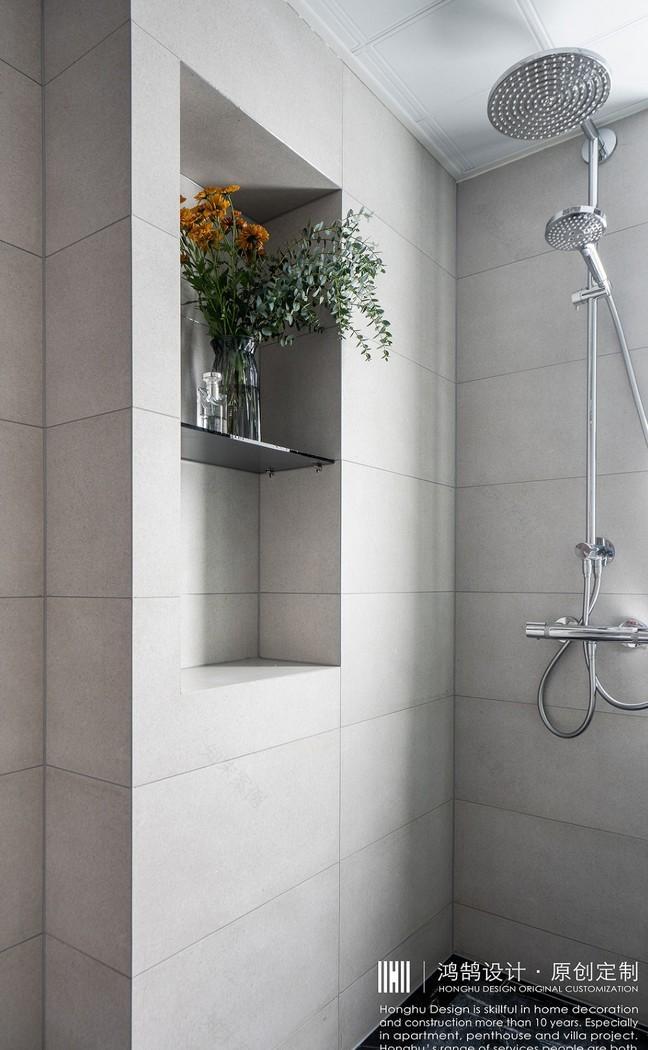 鸿鹄设计上海平层 | 多功能榻榻米书房++ 阳台,美观实用-26